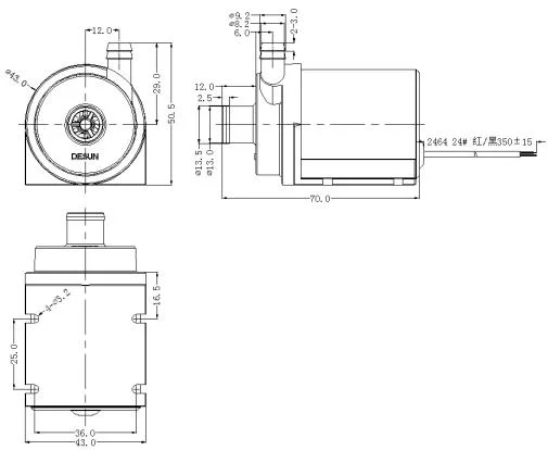 China Supplier Direct Selling Miniature Food Grade Centrifugal Water Pump Drinking Liquid